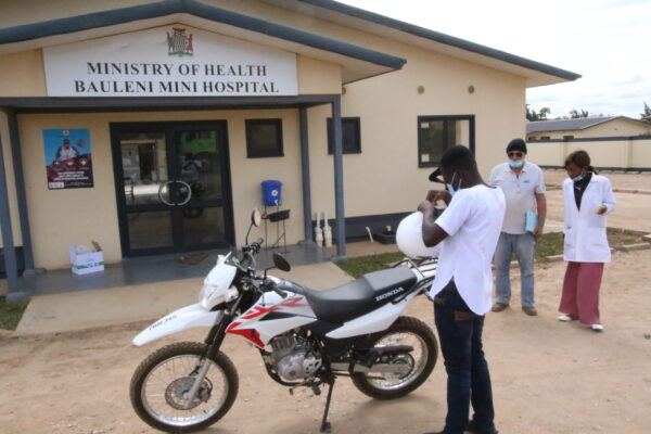 20th April 2021 - Bauleni Mini Hospital Motorbike Handover