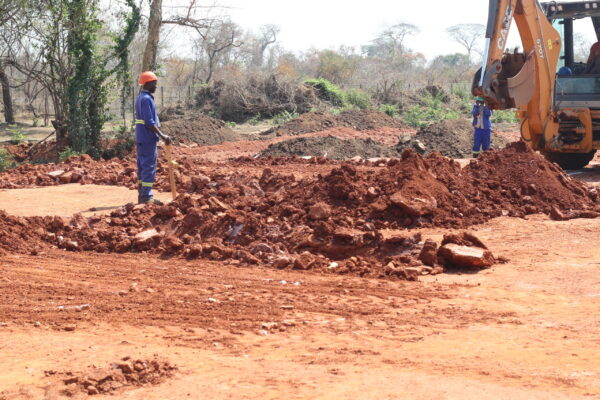 26th August 2021 Mambwe District Hospital Earthworks